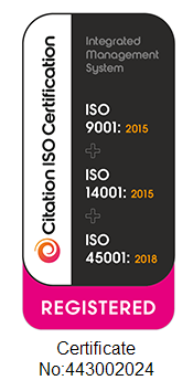 ISO 9001 14001 45001 IMS badge grey 1